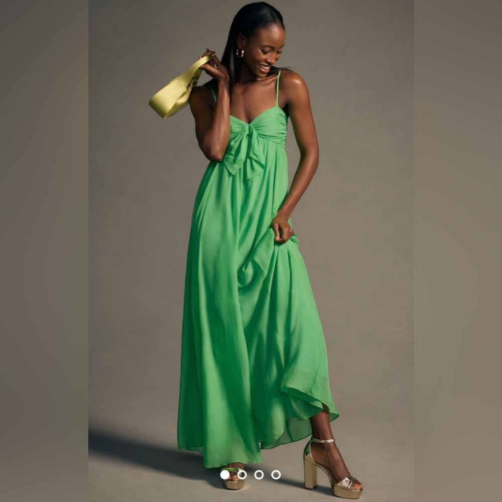 Cami NYC Loa Bow Silk Dress